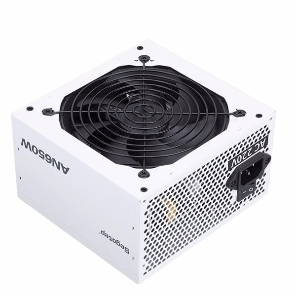  [Cũ] Nguồn máy tính Segotep AN650W 80 Plus Standard - Trắng | BH 3T STAR 