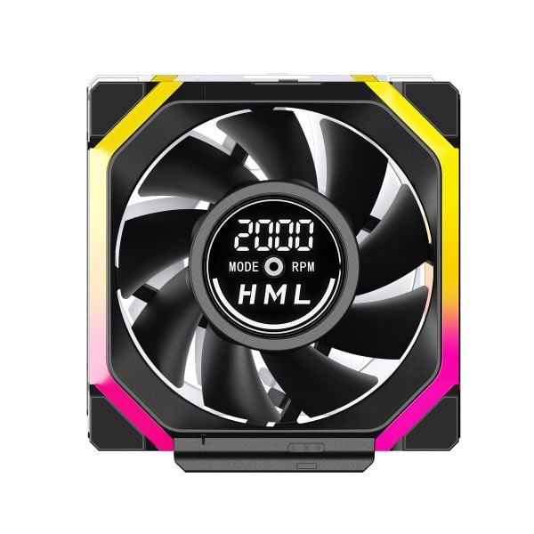  Quạt tản nhiệt PC Leopard Galaxy V2 | Kit 3 Fan 120mm, ARGB, Gió ngược, Đen 