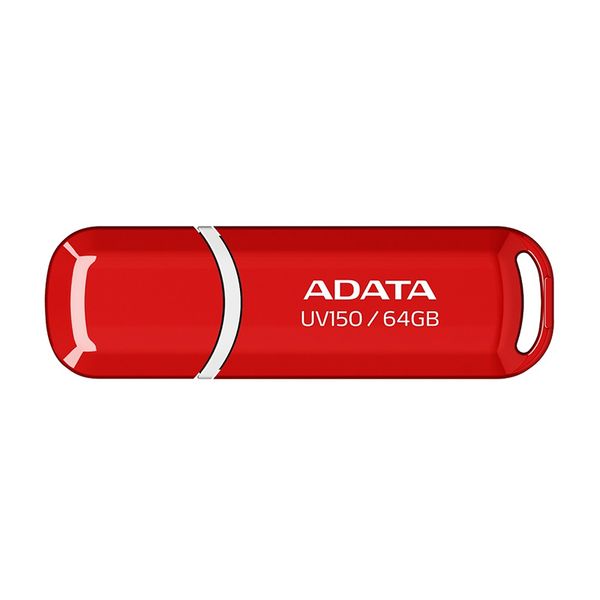  USB Adata DashDrive UV150 64GB | Đỏ, USB 3.2 Gen 1 (AUV150-64G-RRD) 