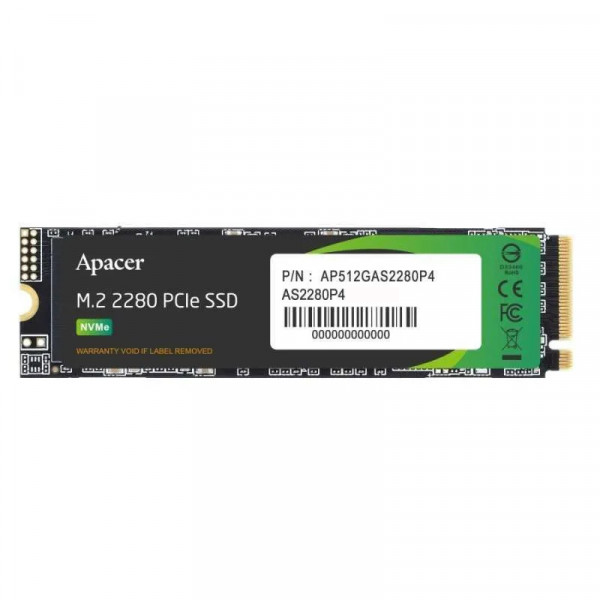 Ổ cứng SSD Apacer AS2280P4 256GB | PCIe Gen3 x4 NVMe, M.2 2280 (AP256GAS2280P4-1)
