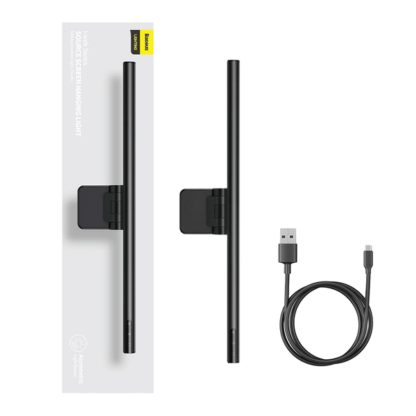  Đèn treo màn hình Baseus i-wok Series USB Asymmetric Light Source Screen Hanging Light - Đen, Youth Edition 