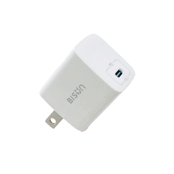  Củ sạc điện thoại Bison BCH542 | Màu trắng, USB-C, 20W 