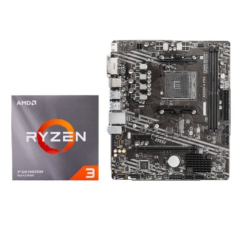 COMBO AMD R3 3200G - MSI A520M-A PRO