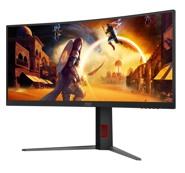  Màn hình Gaming AOC CU34G4H | 34 inch, 2K/WQHD, 200Hz, VA, Cong 