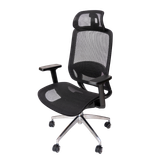  Ghế công thái học UPGEN Lumix 2025 | Đen, 120kg, Chân xoay, Lưng lưới 