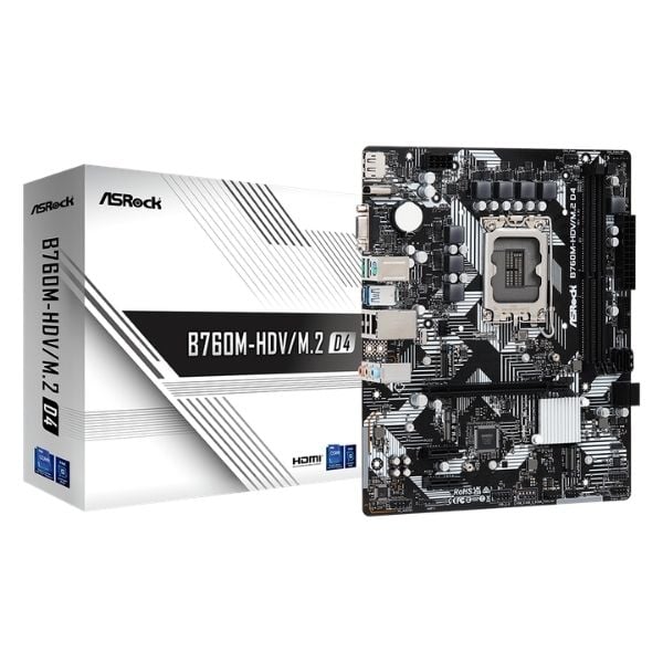 [Cũ] Mainboard Asrock B760M-Hdv / M2 Ddr4 | BH 3T STAR