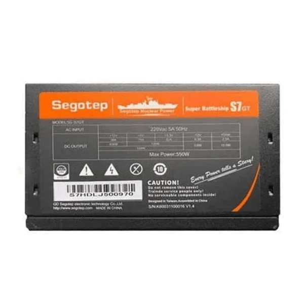 [Cũ] Nguồn máy tính Segotep 550W Super Battleship S7GT | BH 3T STAR
