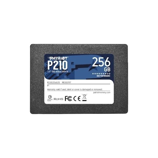 [Cũ] Ổ cứng SSD Patriot P210 Sata III 256Gb | BH 3T STAR