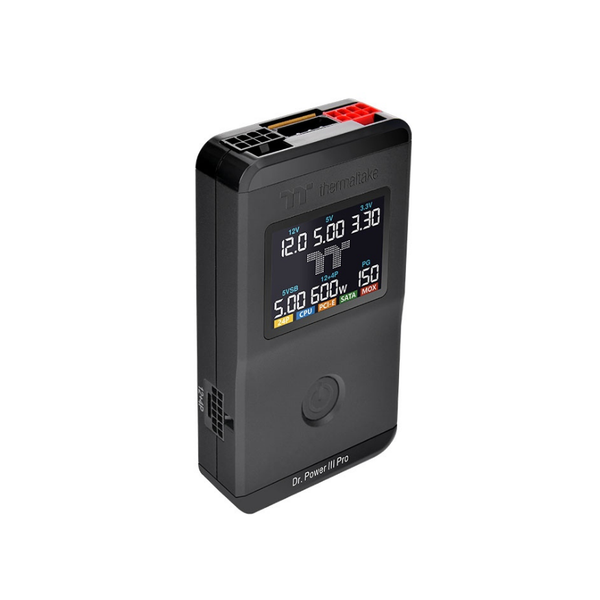 Máy kiểm tra nguồn điện Thermaltake Dr. Power III Pro | ATX 3.1, PCIe 5.1, LCD Realtime, PCIe 12+4 Pin, Đen 