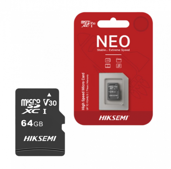  Thẻ nhớ MicroSDXC chuyên camera HIKSEMI NEO HS-TF-C1 64GB 
