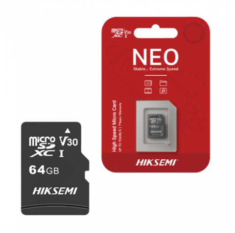 Thẻ nhớ MicroSDXC chuyên camera HIKSEMI NEO HS-TF-C1 64GB