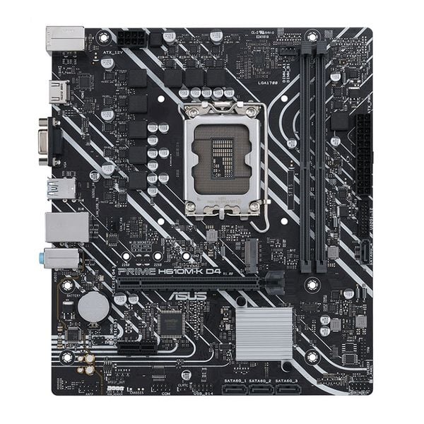  Mainboard ASUS Prime H610M-K DDR4 | LGA 1700, mATX, 2 khe RAM 