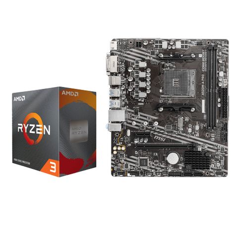 COMBO AMD R3 4300G - MSI A520M-A PRO