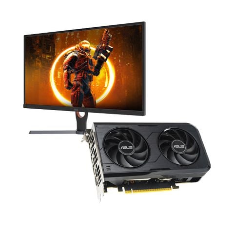 Combo VGA Asus V.5050.8G.AS.DUAL - LCD AOC L.27.GA.AOC.Q27G11E-74.2K