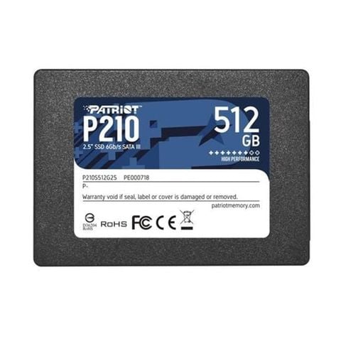 Ổ cứng SSD Patriot P210 512GB | SATA III, 2.5