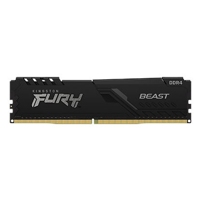  RAM PC Kingston Fury Beast 16GB DDR4 Black | (1x16GB), 3200MHz, Intel/AMD KF432C16BB1/16WP 
