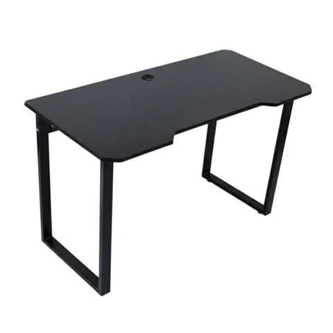 Bàn Gaming Chữ U 1m2 | Thép, Mặt bàn P1PB, Chân đen / Mặt đen