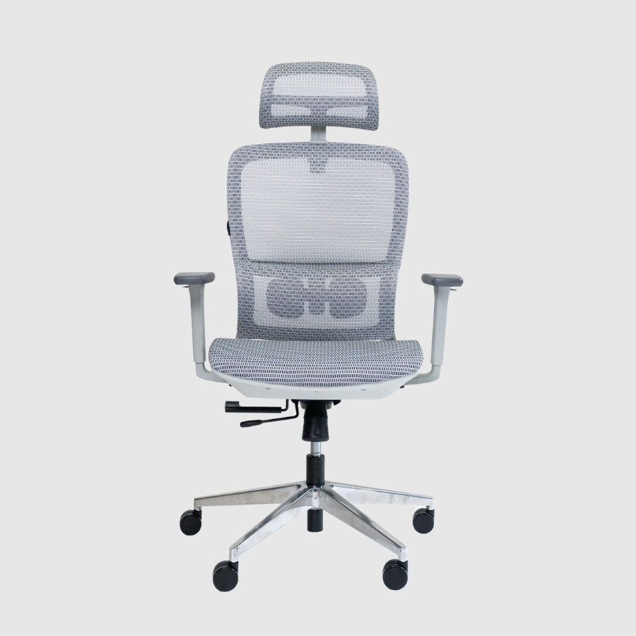 Ghế Công Thái Học GAMI LUM2 | Màu Xám | Chân Xoay, Tay 3D, Trượt mâm | Model: LUM2-Q303L-3D-GRAY