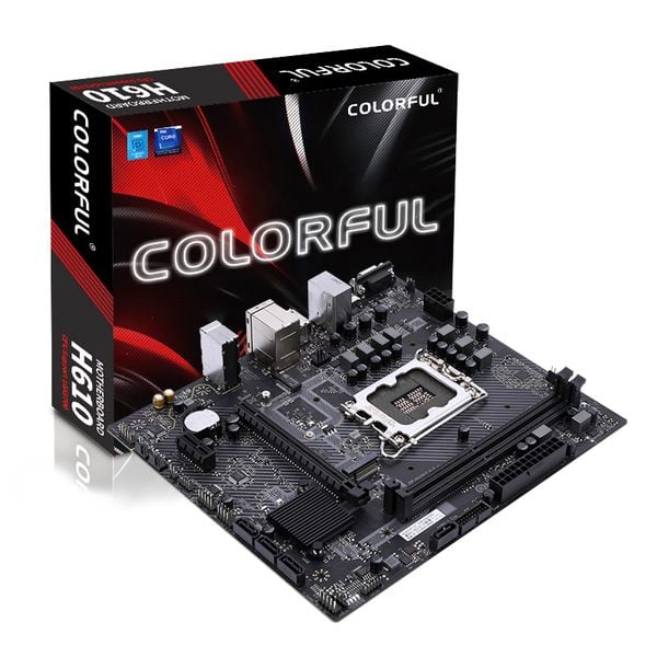  Mainboard Colorful H610M-E V20 DDR4 | LGA 1700, mATX, 2 khe RAM 