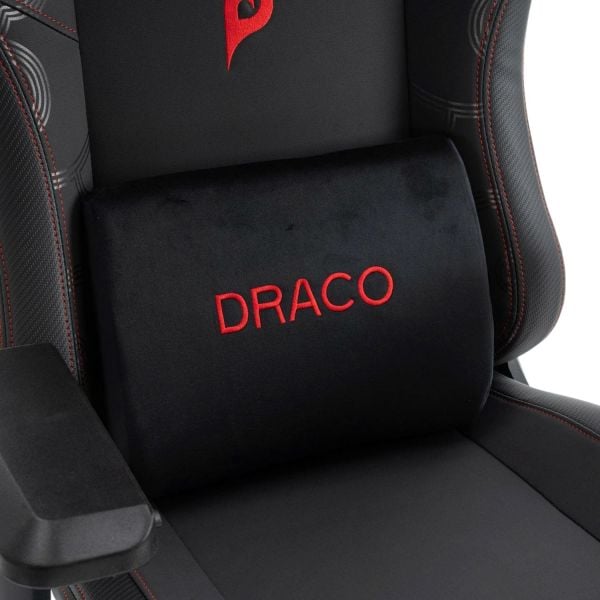  Ghế gaming E DRA DRACO EGC237 | Đen, 120kg, Chân xoay, Da PU 