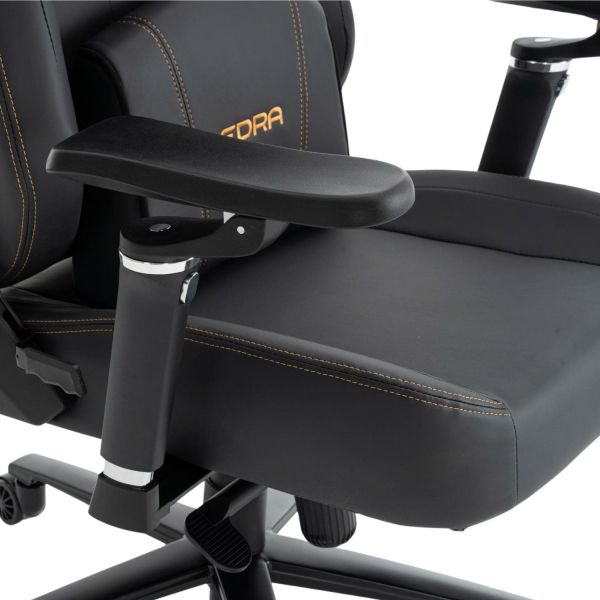  Ghế gaming E DRA EGC2026 LUX | Đen, 150kg, Chân xoay, Da Nappa 