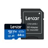  Thẻ nhớ MicroSDXC Lexar UHS-I U3 Blue Series 64GB 