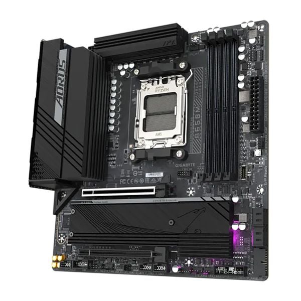  Mainboard Gigabyte B650M AORUS Elite AX Wifi DDR5 | AM5, mATX, 4 khe RAM 