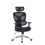  Ghế công thái học E-DRA EEC229 | Full lưới, Chân kim loại, Đen, 15.6kg 