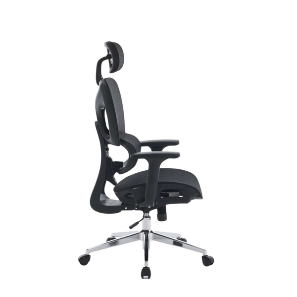  Ghế công thái học E-DRA EEC229 | Full lưới, Chân kim loại, Đen, 15.6kg 