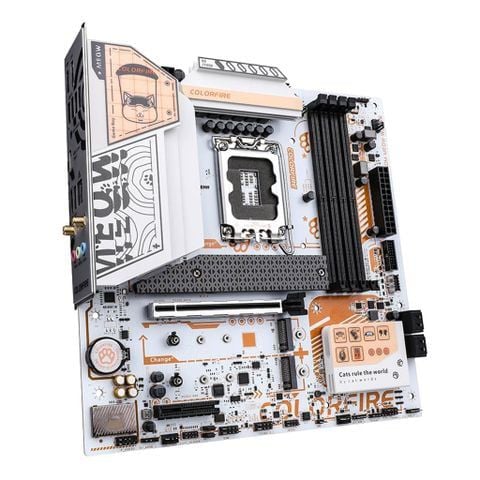 Mainboard Colorfire B760M-MEOW DDR5 | LGA 1700, mATX, 4 khe RAM 