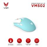  Chuột Gaming Không Dây VSP VM502 | Min - White (MG04-VM50200164) 