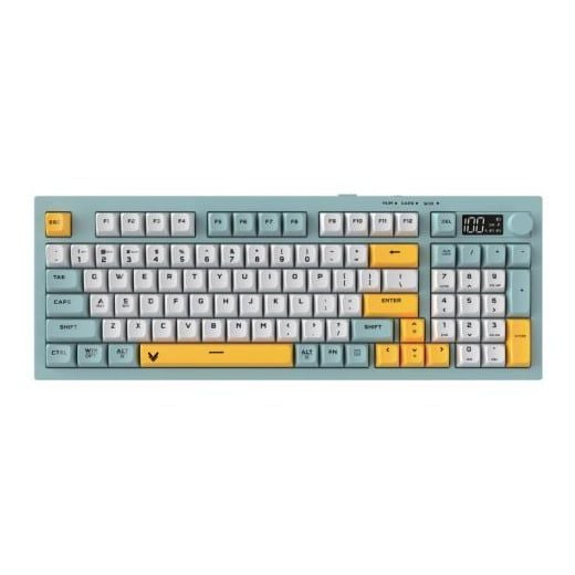  Bàn Phím Giả Cơ Không Dây VSP VK95 Plus | 3 Mode, Min-White-Yellow (KM04-VK95PL0164) 
