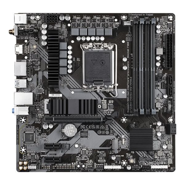 Mainboard Gigabyte B760M DS3H AX Wifi DDR4 | LGA 1700, mATX, 4 khe RAM 