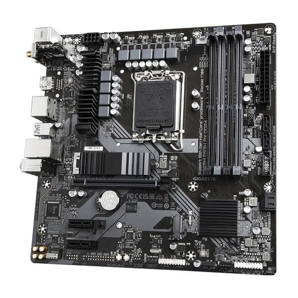  Mainboard Gigabyte B760M DS3H AX Wifi DDR4 | LGA 1700, mATX, 4 khe RAM 