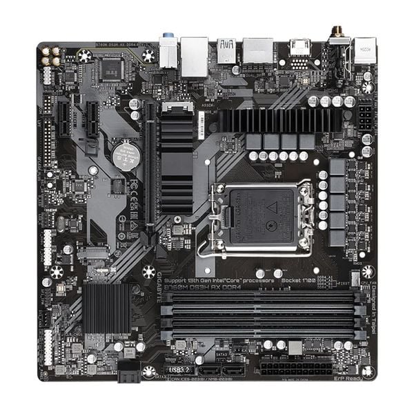 Mainboard Gigabyte B760M DS3H AX Wifi DDR4 | LGA 1700, mATX, 4 khe RAM 