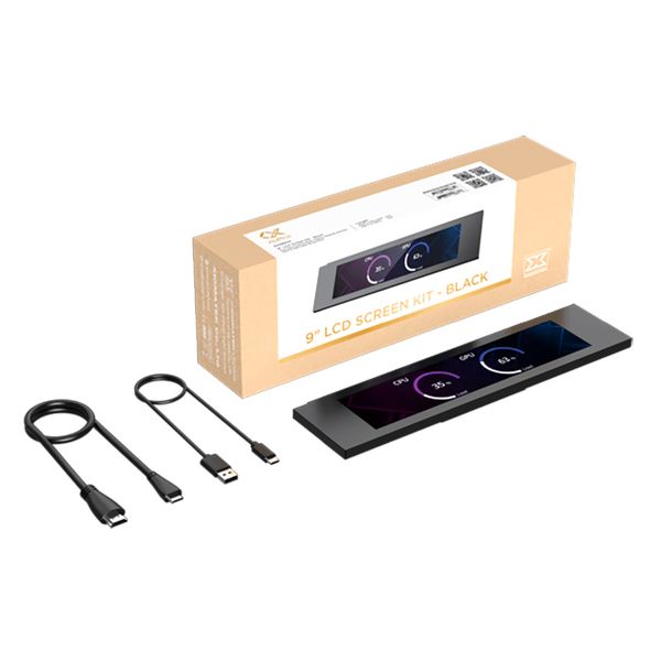  Màn Hình Trang Trí Case Xigmatek HD 9 Inch - Đen 