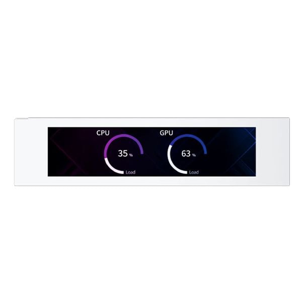  Màn Hình Trang Trí Case Xigmatek HD 9 Inch - Trắng 