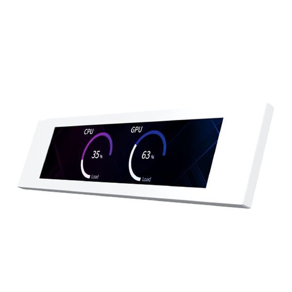  Màn Hình Trang Trí Case Xigmatek HD 9 Inch - Trắng 
