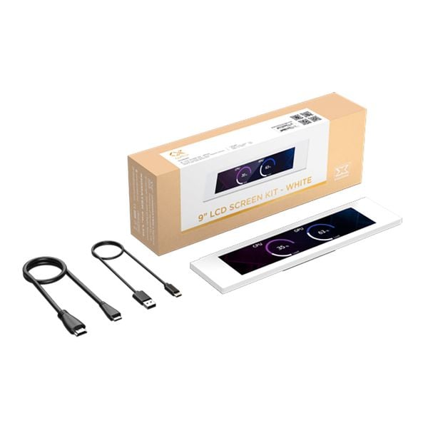  Màn Hình Trang Trí Case Xigmatek HD 9 Inch - Trắng 