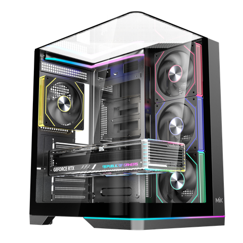Thùng máy MIK G8 Nova X (F-ATX) Trần Kính (Không kèm Fan)