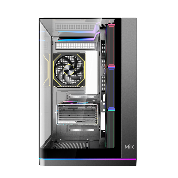  Thùng máy MIK G8 Nova X (F-ATX) Trần Kính (Không kèm Fan) 