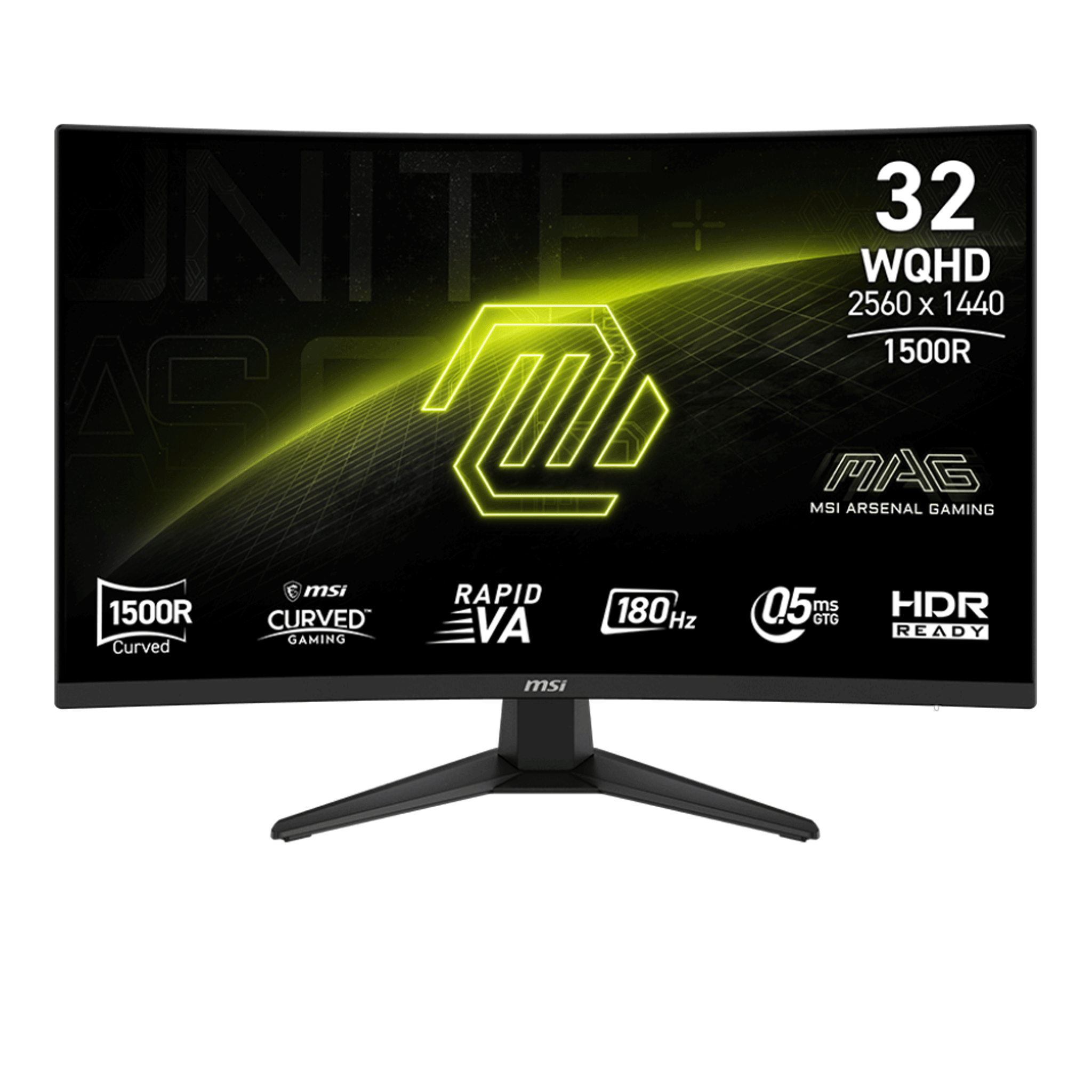 Màn hình gaming MSI MAG 321CQF E18 | 32 inch, WQHD, VA, 180Hz, 0.5ms, Cong, AI Vision