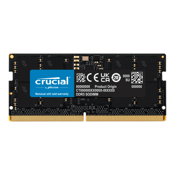  RAM Laptop Crucial 8GB DDR5 | (1x8GB), 5600MHz CT8G56C46S5 