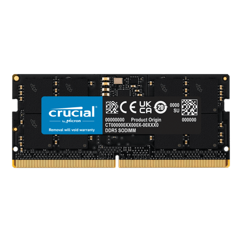 RAM Laptop Crucial 8GB DDR5 | (1x8GB), 5600MHz CT8G56C46S5