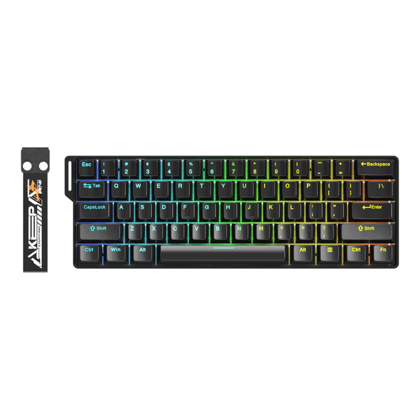  Bàn phím gaming Dare-U EK60 | Rapid Trigger, Có dây, YULONG / FIRE Magnetic Switch, RGB, Đen 