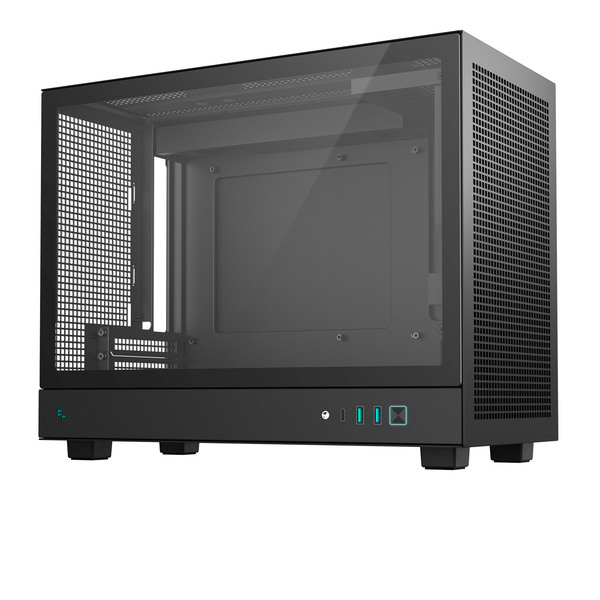  Case Deepcool CH160 Plus Micro ATX | không kèm Fan, Đen 
