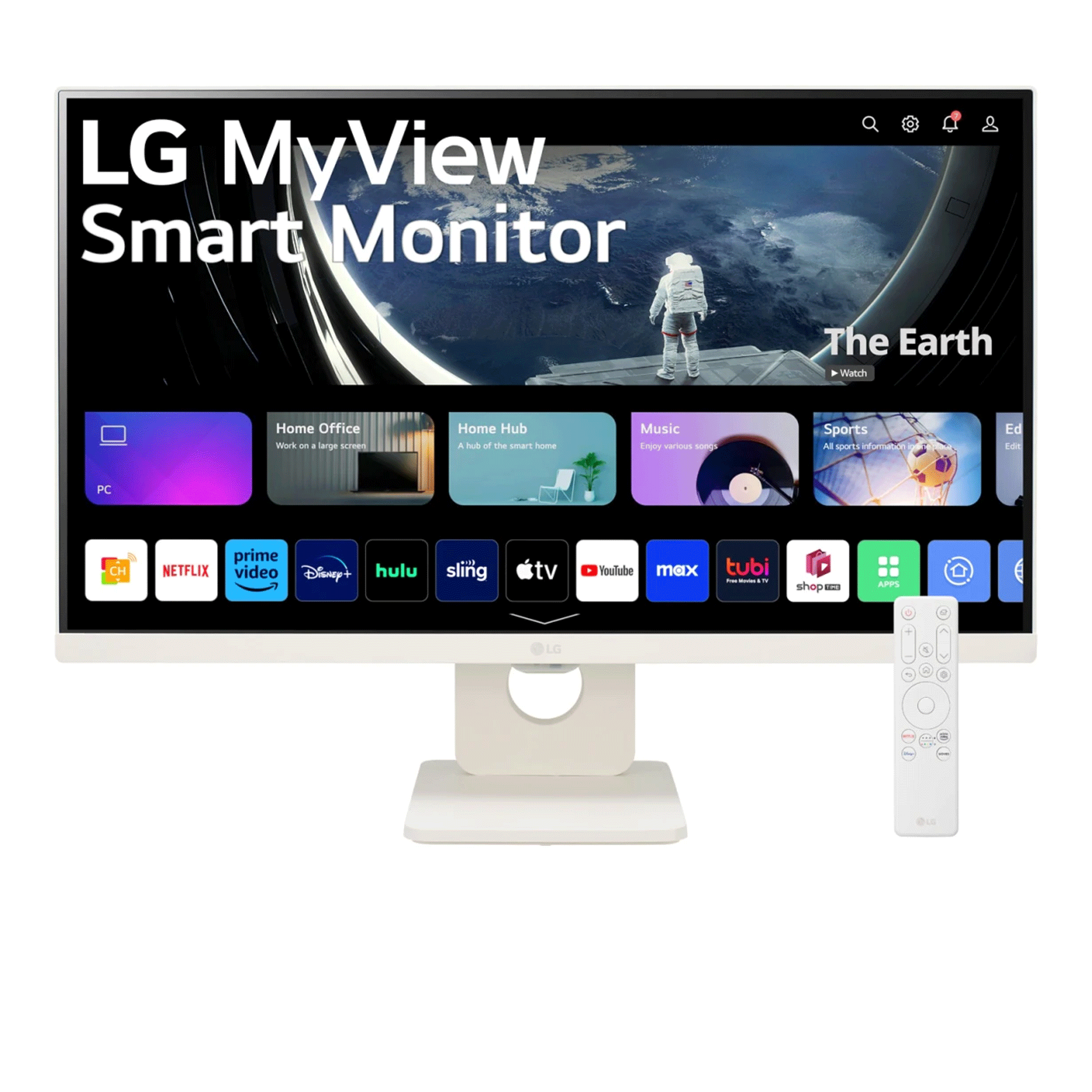Màn hình văn phòng LG MyView 25SR50F-W | 25 inch, Full HD, IPS, 60Hz, Wifi, Bluetooth, Remote