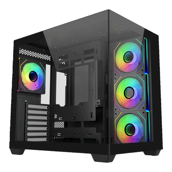  Case Cooler Master Elite 681 | Kèm sẵn 4 fan, Đen 