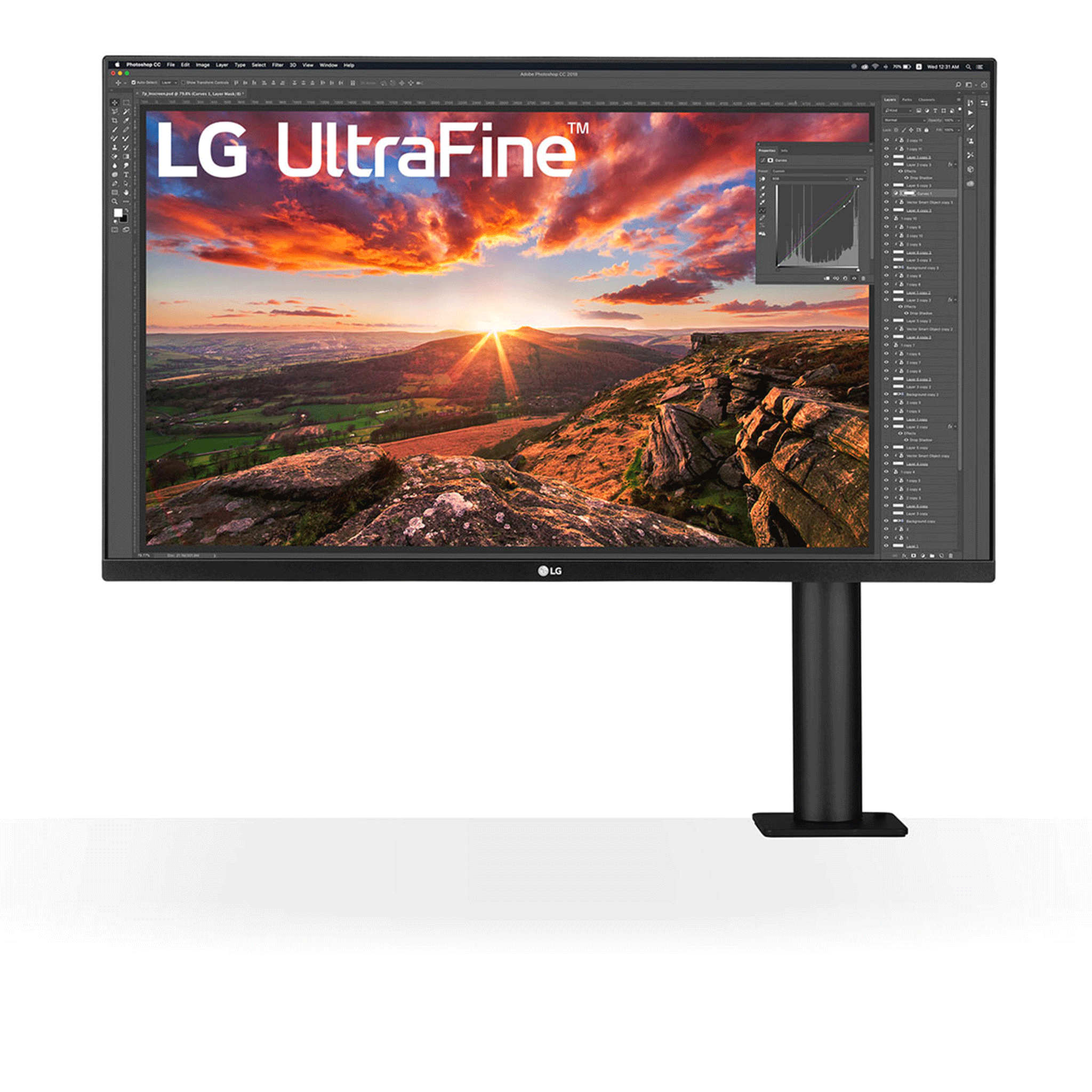 Màn hình LG UltraFine 32UN880K-B | 32 inch, IPS, UHD, 60Hz, 5ms, HDMI, DB, Chân Ergo