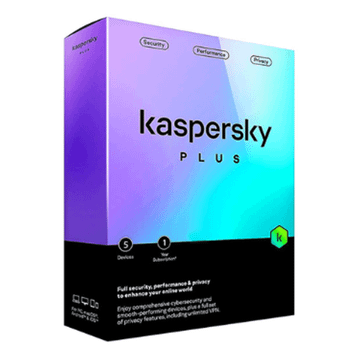 Phần mềm diệt Virus Kaspersky Plus SEA 5-DVC 1Y BsRP (KL10424UEFS)